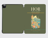 Thumbnail for Horta Airport (HOR) design on green army ipad tablet case