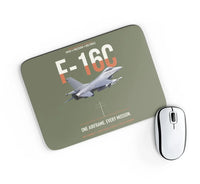 Thumbnail for F-16C Fighting Falcon One Airframe Every Mission design on green army rectangle mouse pad