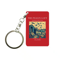 Thumbnail for VINTAGE G4526 - The Pigeon Loft - Designed Key Chain design on red