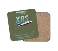 Thumbnail for Bombardier Global Express XRS design on green army 1 piece coaster