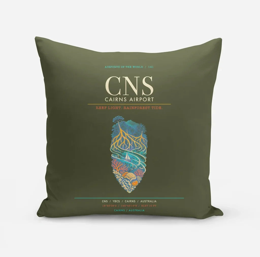 Cairns Airport CNS - Reef-to-Rainforest Current - Green Army