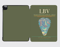 Thumbnail for Leon-Mba International Airport (LBV) design on green army ipad tablet case