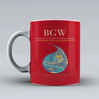 Thumbnail for Baghdad International Airport BGW Mug - Red