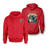 Thumbnail for VINTAGE G4467 - The Wide Cabin Mockup - Double-Side Hoodie design on red double side