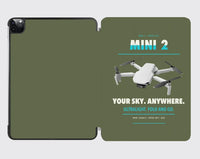 Thumbnail for DJI Mini 2 design on green army ipad tablet case
