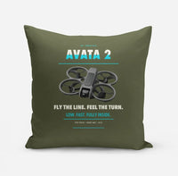 Thumbnail for DJI Avata 2 design on green army pillow