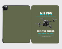 Thumbnail for DJI FPV design on green army ipad tablet case