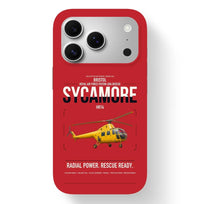 Thumbnail for Bristol Sycamore HR14 design on red magsafe iphone case, for iPhone 17 Pro
