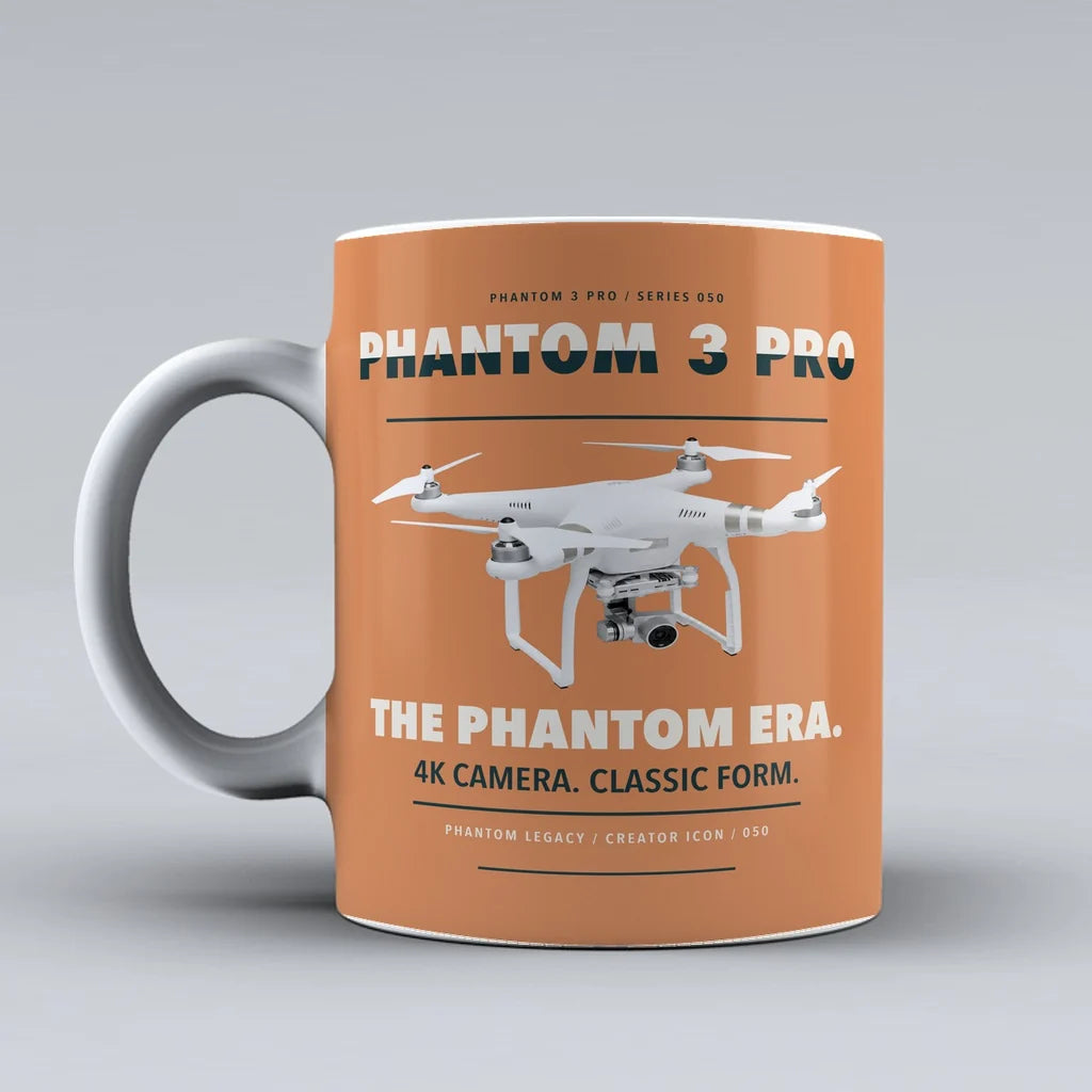 Phantom 3 Professional Mug design on orange dji