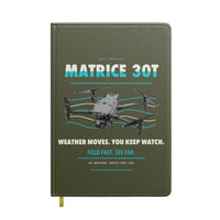 Thumbnail for DJI Matrice 30T design on green army notebook