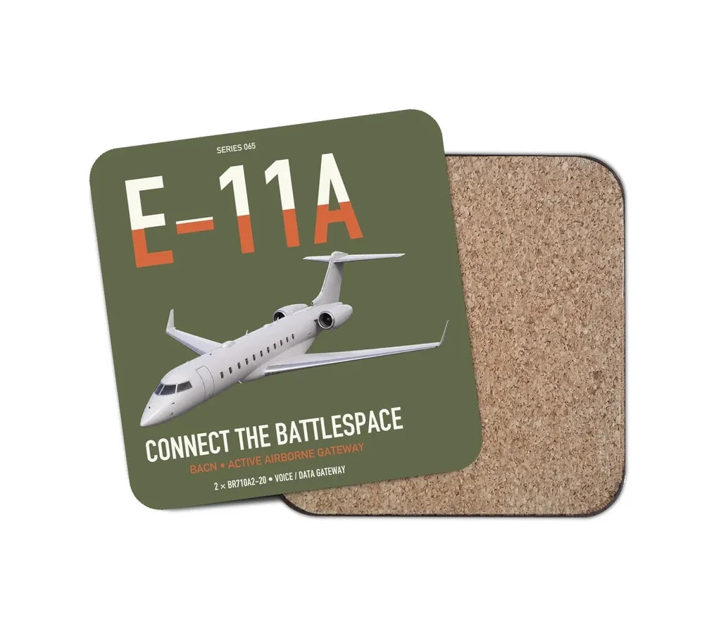 E-11A BACN design on green army 1 piece coaster