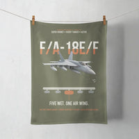 Thumbnail for F A-18E F Buddy Tanker design on green army towel