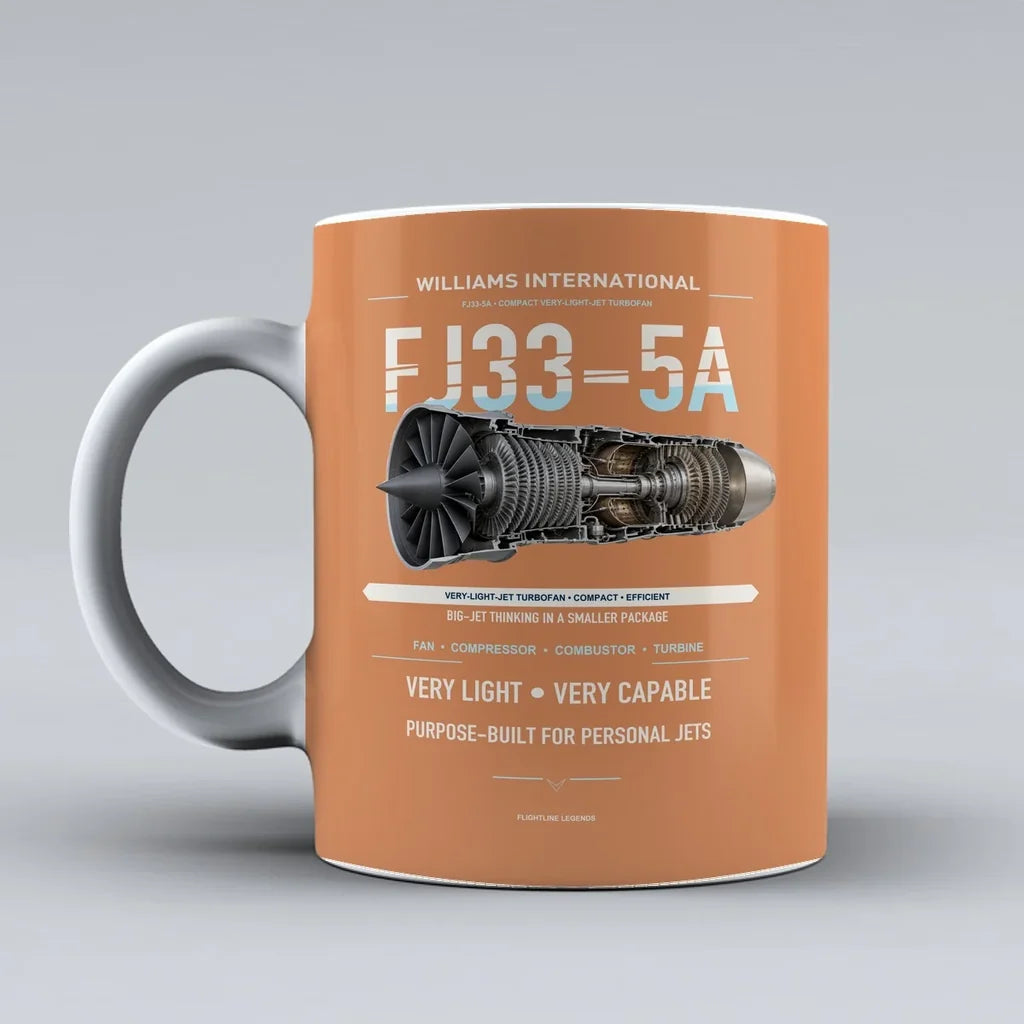 Mug design on orange fj33 5a