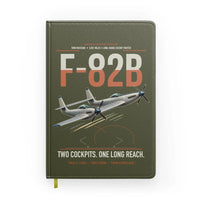 Thumbnail for F-82B Twin Mustang design on green army notebook