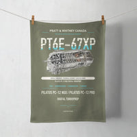 Thumbnail for PT6E-67XP design on green army towel