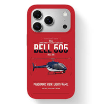Thumbnail for Bell 505 design on red magsafe iphone case, for iPhone 17 Pro