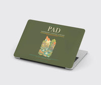Thumbnail for Paderborn Lippstadt Airport (PAD) design on green army MacBook case
