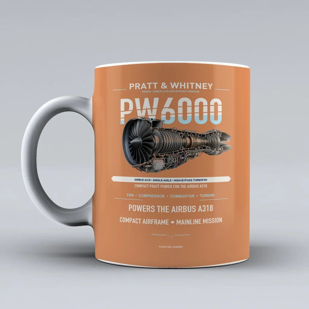 Mug design on orange pw6000