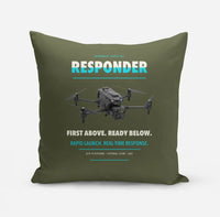 Thumbnail for BRINC Responder design on green army pillow