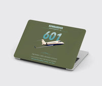 Thumbnail for Bombardier Challenger 601 design on green army MacBook case