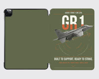Thumbnail for SEPECAT Jaguar GR1 design on green army ipad tablet case