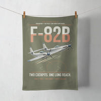 Thumbnail for F-82B Twin Mustang design on green army towel