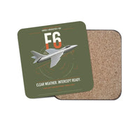 Thumbnail for Hawker Hunter F6 design on green army 1 piece coaster