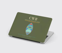 Thumbnail for Afonso Pena International Airport (CWB) design on green army MacBook case