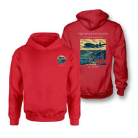 Thumbnail for VINTAGE G4152 - The River Of Lights - Double-Side Hoodie design on red double side