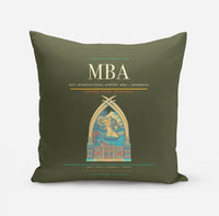 Thumbnail for Moi International Airport (MBA) design on green army pillow