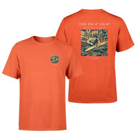Thumbnail for VINTAGE G4169 - The Prop Shop - Double-Side T-Shirt design on orange double side t shirt