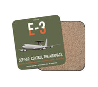 Thumbnail for E-3 Sentry AWACS design on green army 1 piece coaster