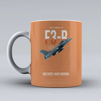 Thumbnail for Dassault Rafale C — F3-R standard design on orange ceramic mug, double-side print