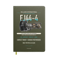 Thumbnail for FJ44-4 design on green army notebook