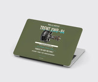 Thumbnail for TRENT XWB-84 design on green army MacBook case
