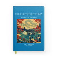 Thumbnail for VINTAGE G4433 - The First Frost Ferry - Designed Notebooks design on turquoise
