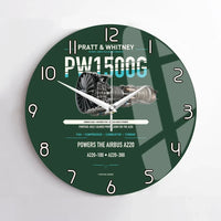 Thumbnail for PW1500G design on dark green no frame wall clock