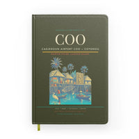 Thumbnail for Cadjehoun Airport (COO) design on green army notebook