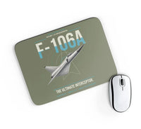 Thumbnail for F-106A Delta Dart design on green army rectangle mouse pad