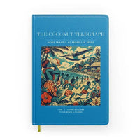 Thumbnail for VINTAGE G4402 - The Coconut Telegraph - Designed Notebooks design on turquoise