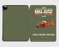 Thumbnail for Airbus MH-65E Dolphin design on green army ipad tablet case