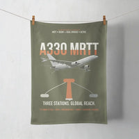Thumbnail for Airbus A330 MRTT design on green army towel