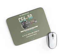 Thumbnail for CF6-50 design on green army rectangle mouse pad