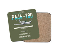 Thumbnail for Piper PA-44-180 Seminole design on green army 1 piece coaster