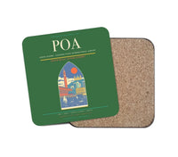 Thumbnail for Porto Alegre - Salgado Filho International Airport POA Coaster 1-Piece - Green