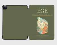 Thumbnail for Eagle County Regional Airport (EGE) design on green army ipad tablet case