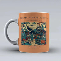 Thumbnail for VINTAGE G4094 - The Maintenance Dock - Ceramic Mug design on orange