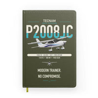 Thumbnail for Tecnam P2008JC NG design on green army notebook