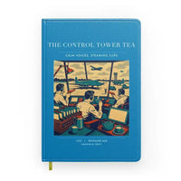 Thumbnail for VINTAGE G4375 - The Control Tower Tea - Designed Notebooks design on turquoise