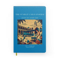 Thumbnail for VINTAGE G4336 - The Starlit Caravanserai - Designed Notebooks design on turquoise